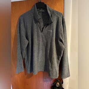 Eddie Bauer Mens Grey Fleece - xxl